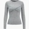 Twist Knot Long-Sleeve Top>MICAS Sale