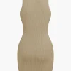 Twist Sleeveless Tank Mini Dress>MICAS Hot