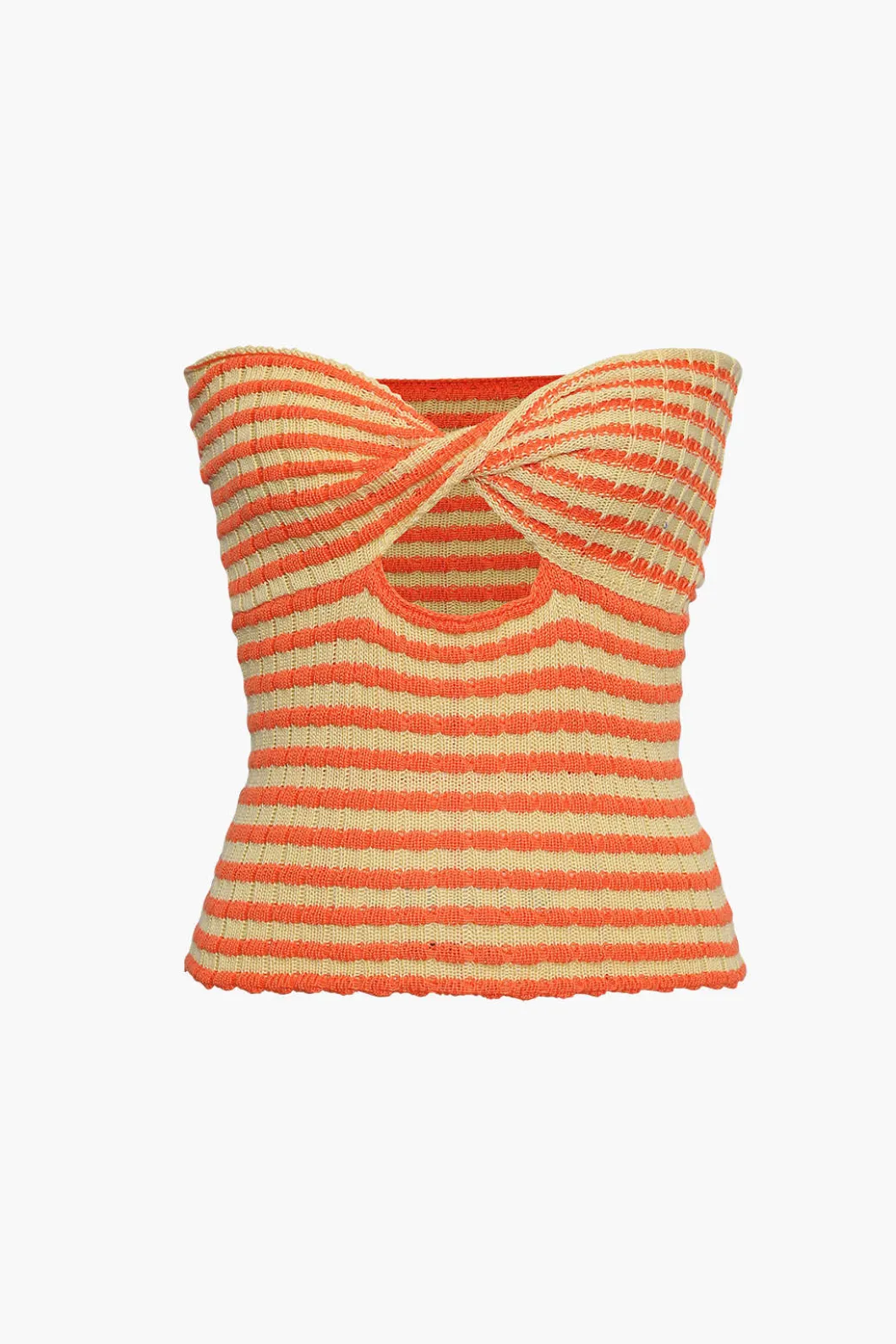Twisted Front Knitted Top>MICAS Sale
