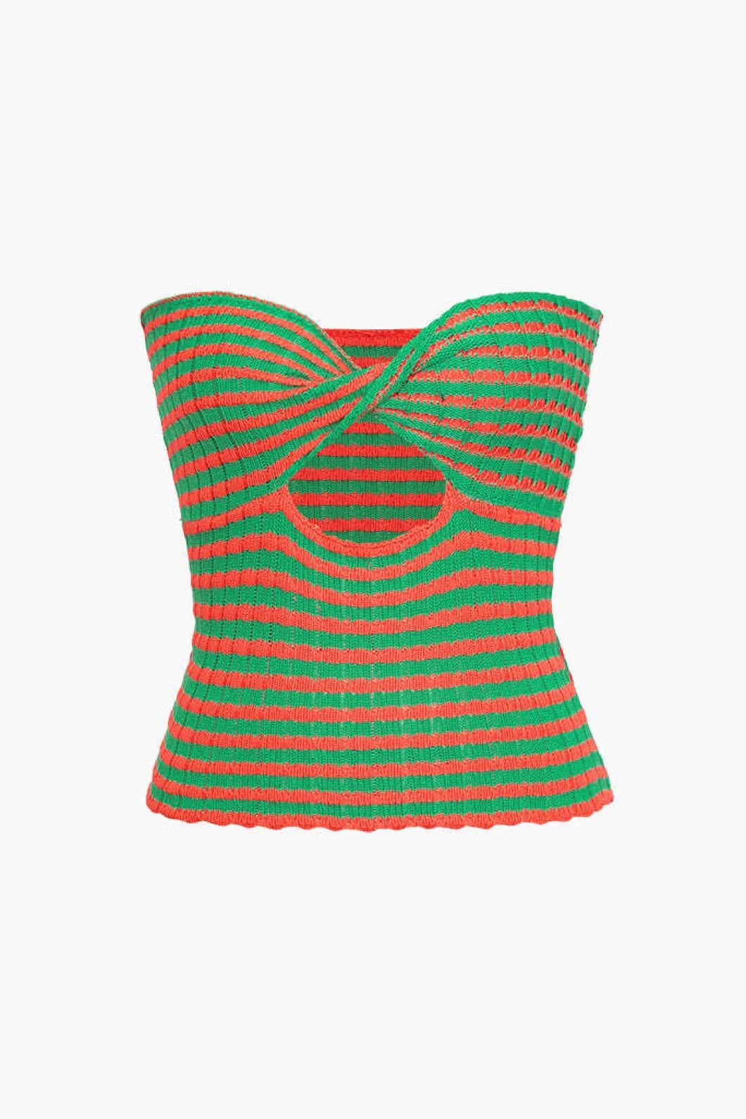 Twisted Front Knitted Top>MICAS Sale