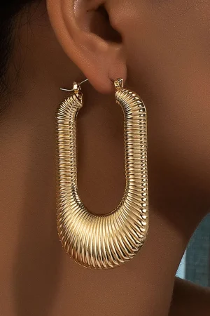 U-shaped Hoop Earrings>MICAS Discount