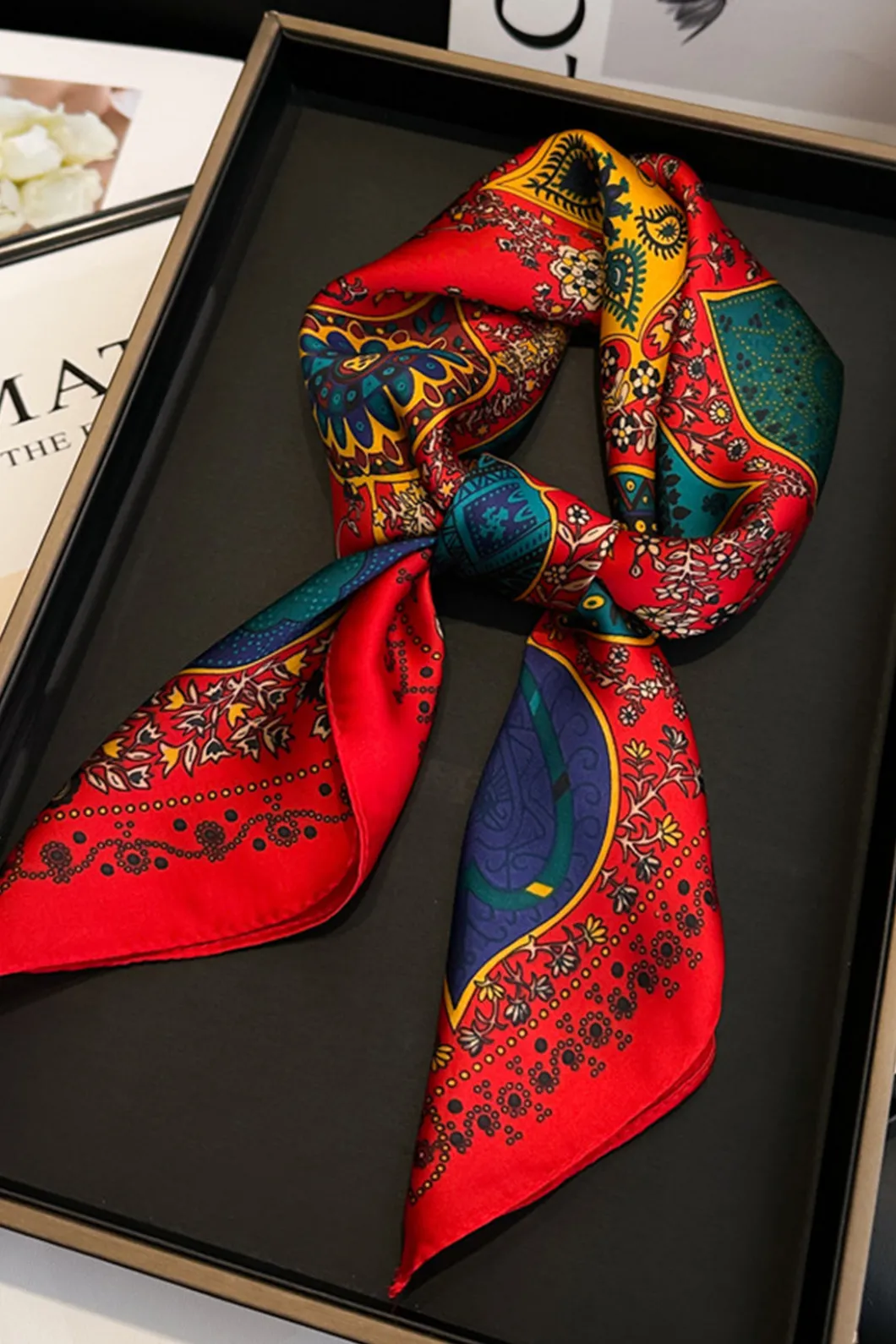 Vintage Print Scarf>MICAS Outlet