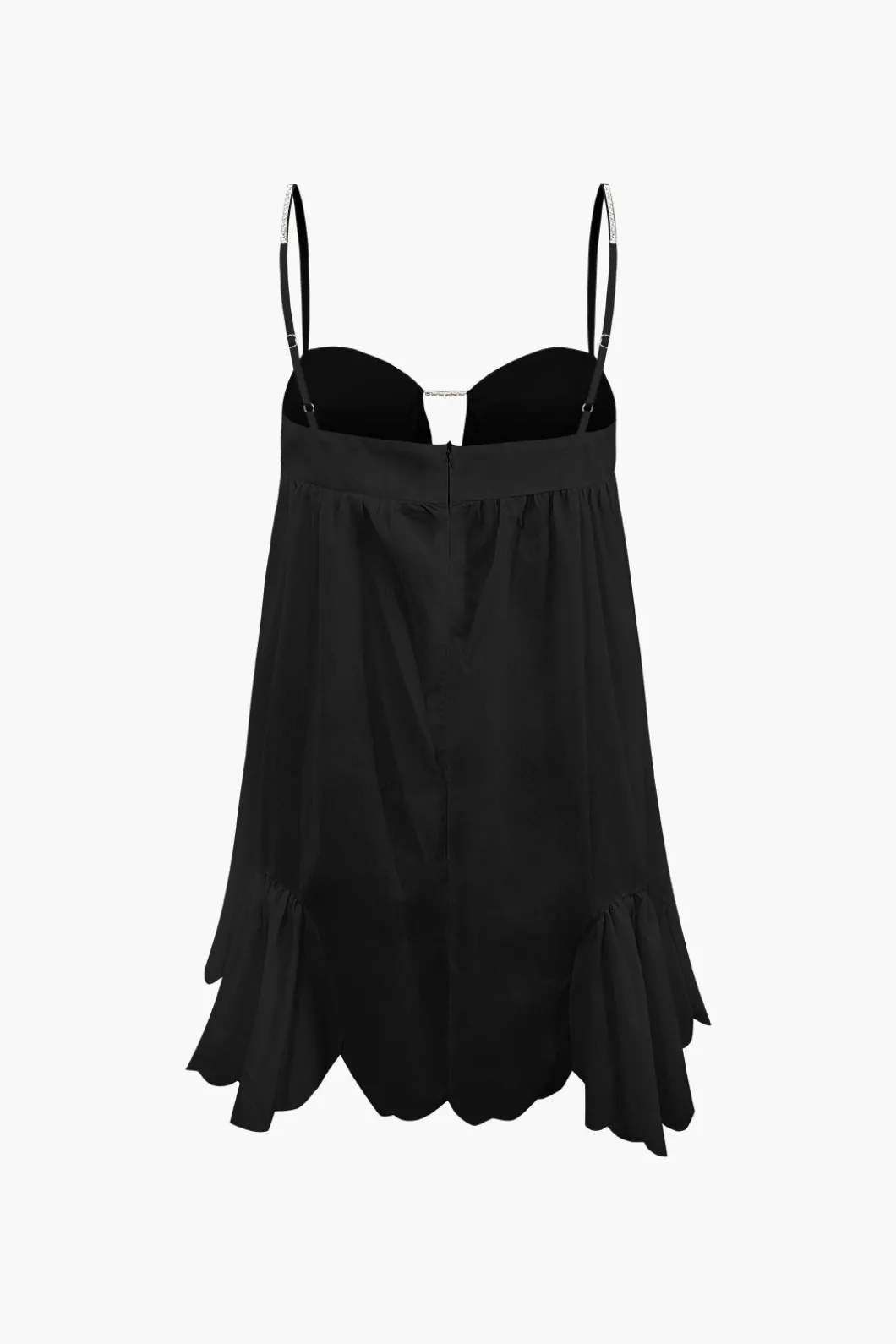 V-neck Rhinestone Decor Mini Dress>MICAS Best