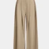 Wide Leg Pleated Trousers>MICAS Clearance