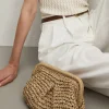 Woven Straw Cross-Body Bag>MICAS Discount