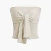 Wrap Knot Tube Top>MICAS Fashion