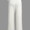Wrap Tie Linen Wide Leg Pants>MICAS Hot