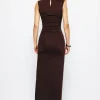 Wrap Tie Sleeveless Maxi Dress>MICAS Clearance