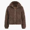 Zipper Corduroy Puffer>MICAS Hot