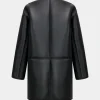 Zipper Double-Sided Long Sleeve Round Neck Coat>MICAS New