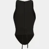 Zipper Tie-Up Corset Waist Tank Top>MICAS Best
